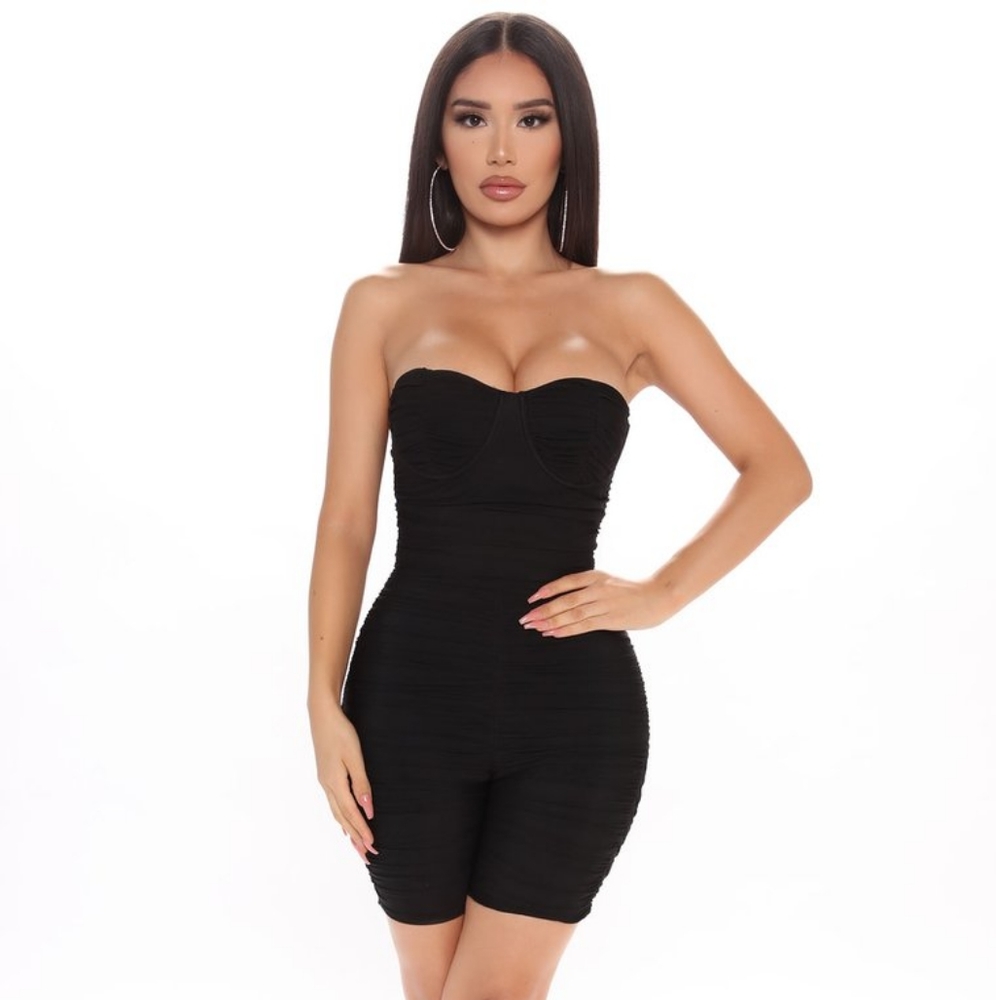 Fashion Nova Black Romper